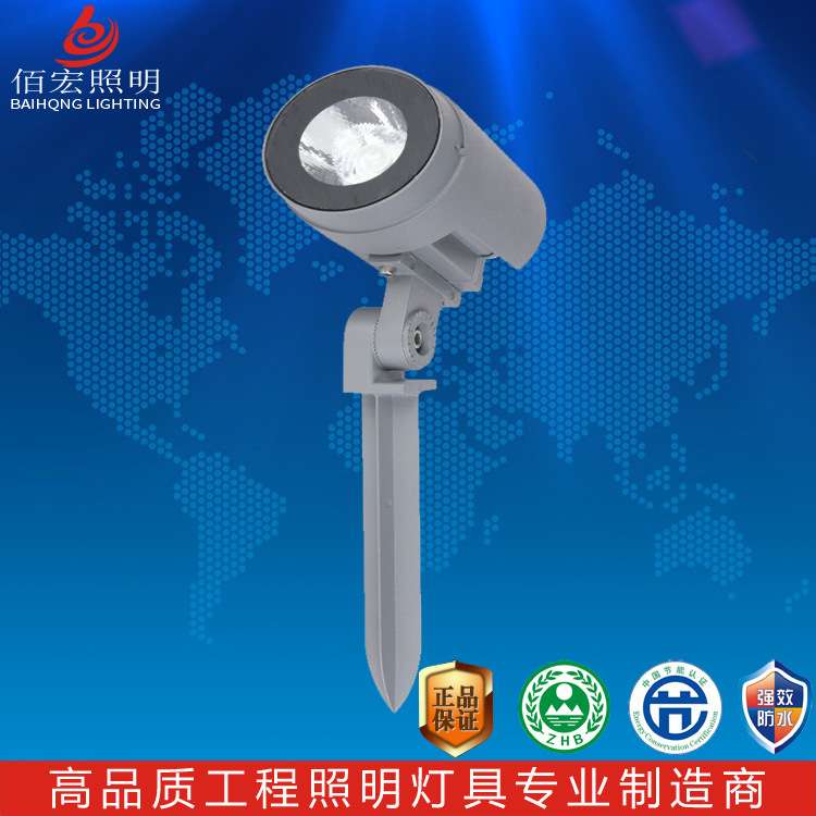 LED插地灯COB10W 20W 公园草地射灯户外防水景观园林投射灯