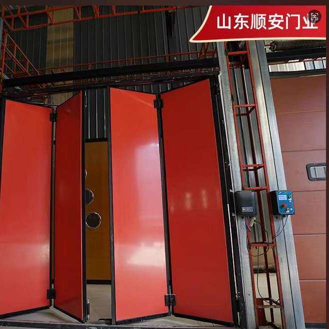 工业门推拉折叠门飞机库平移折叠门源头厂家 仓库工业折叠门