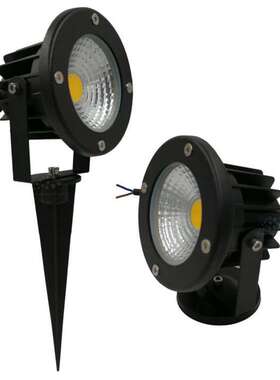 5w7w9w10w12w15w高压低压12v24v调光插地灯庭院灯LED射灯工程灯