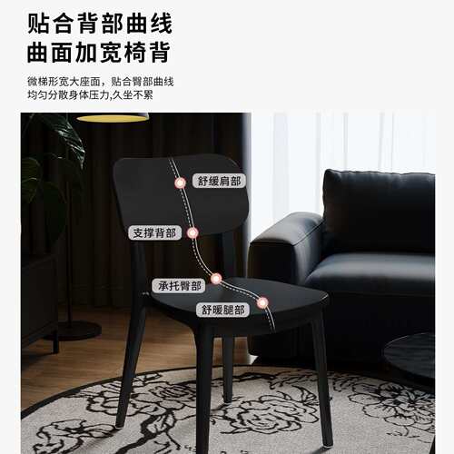 家用靠背凳子出租房餐桌椅子新款可叠放户外摆摊大排档吃饭塑料椅