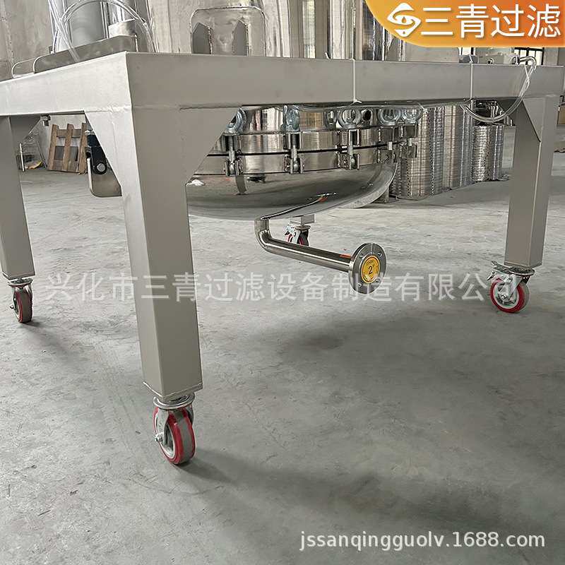 大型气缸正压过滤器加工可换膜滤膜过滤器 精密固液分离过滤器