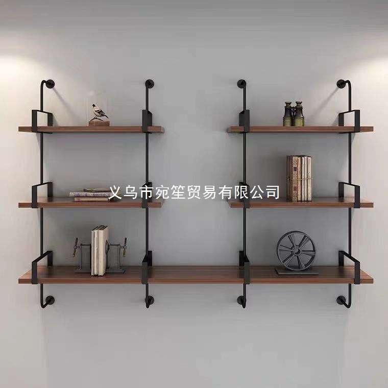卧室铁艺壁挂墙壁墙面挂墙置物墙上书架墙架挂壁隔板层板壁柜