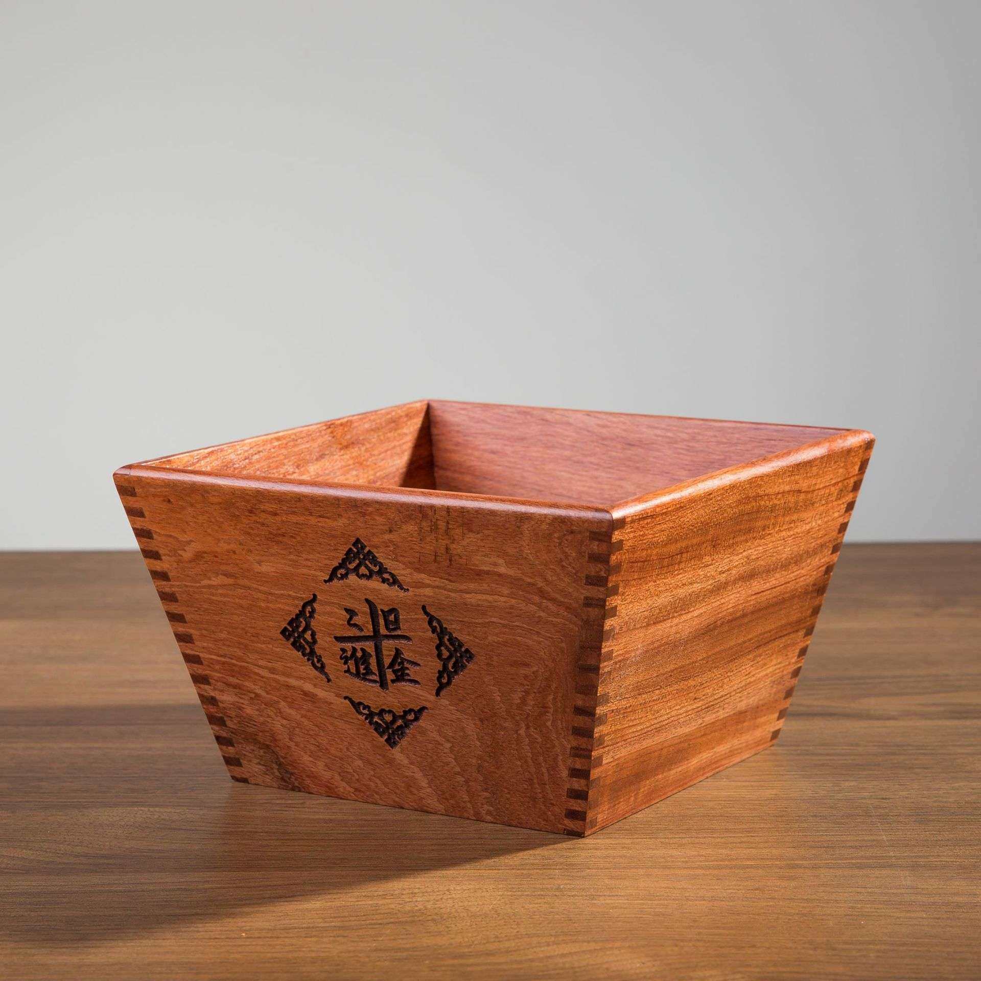 日进斗金聚宝盆木质工艺品实木米斗招财客厅开业送礼摆件,3C数码配件,USB灯,淘宝优惠券,粉丝福利购,淘宝优惠卷