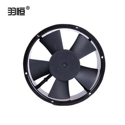 羽恒22060散热风扇 12V/24V/48V 双滚珠超大风量机柜排气散热风扇