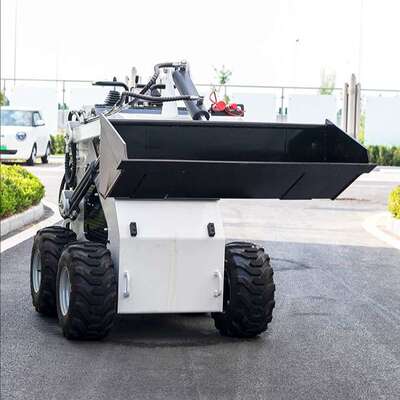 mini skid steer loader 轮式小型滑移装载机 微型小铲车 Wheeled