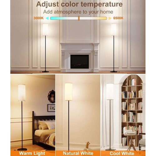 Y 53852 Nordic Linen Floor Lamp 北欧立式台灯 跨境欧美