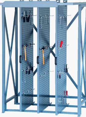 鹰捷巨犀汽车维修三片工具挂板工具架124*156*204cm