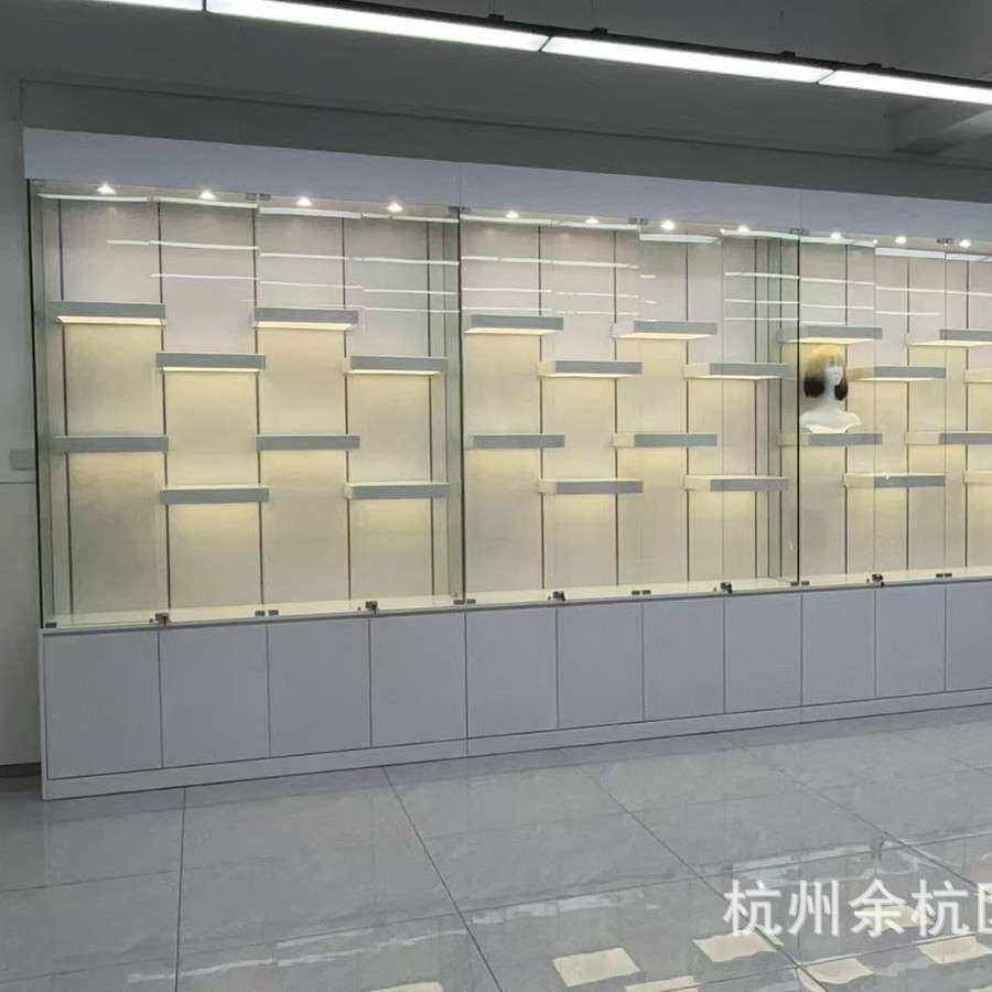杭州展柜厂杭州玻璃展柜生产制作杭州各种店铺设计装修展示柜制作