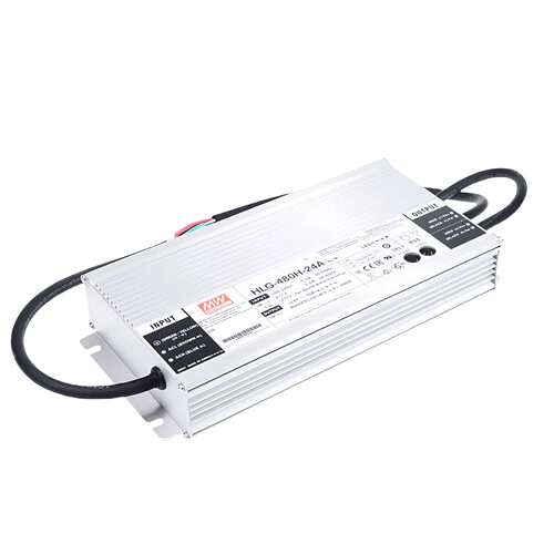 明纬电源 HLG-480H-36A   480W LED港口照明矿业照明电源