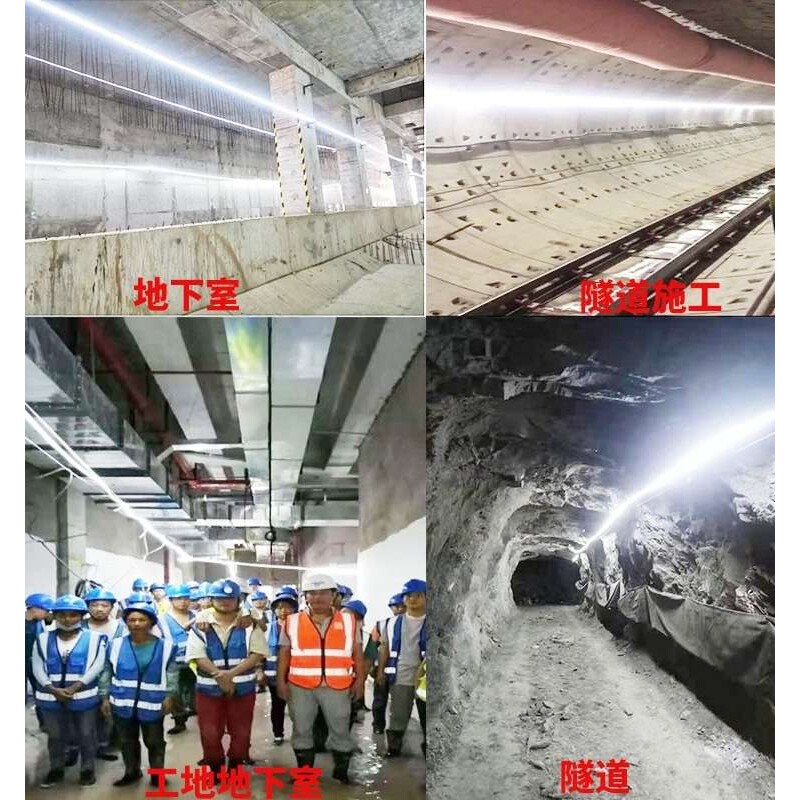 led灯带低压24v36v户外亮化隧道车库矿井地下室防水照明100米127V