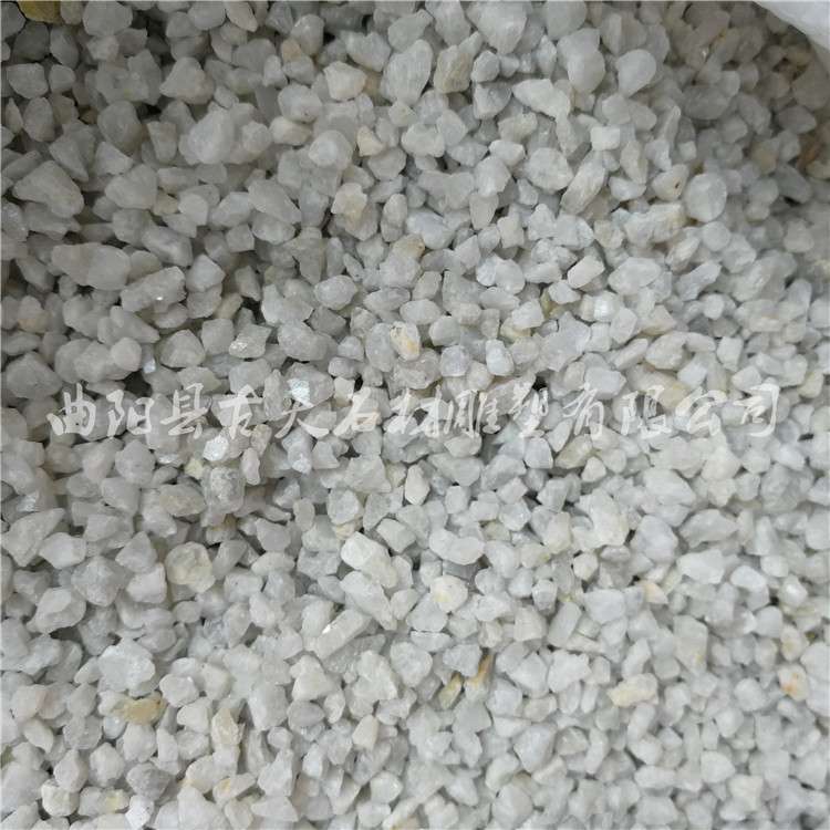 供应白色水洗石景墙施工用水刷石 抿石 白色碎石子 白砂子