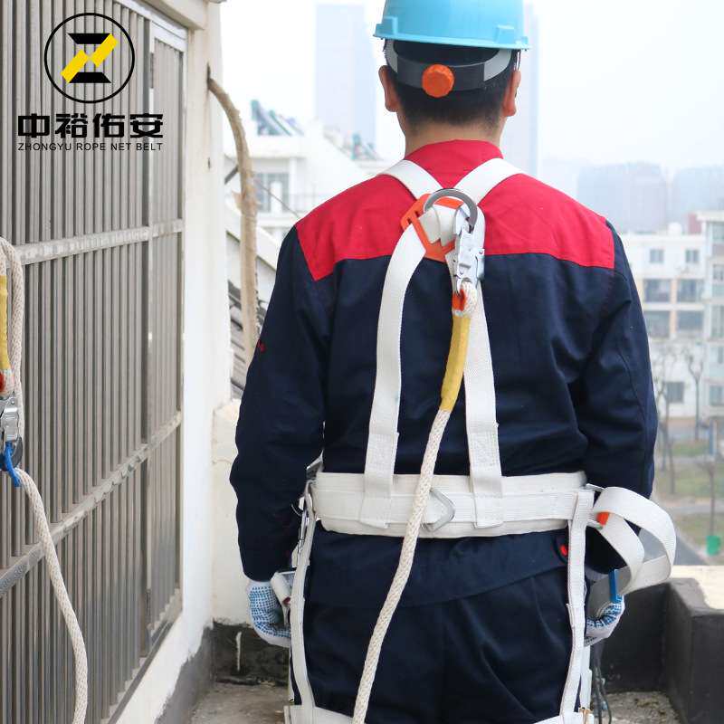 高压作业安全带建筑施工蚕丝绝缘安全带耐高压高空防坠落安全带