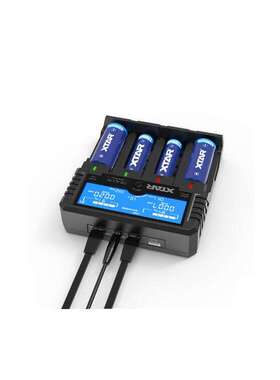 XTAR/爱克斯达VP4 Plus 4槽液晶 镍氢锂离子电池充电器测内阻