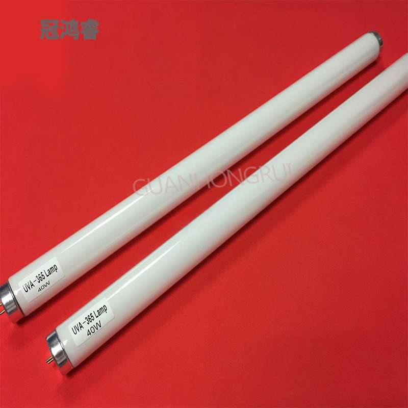 UVA365NM紫外线老化灯管 40W600MM UV胶水固化灯管 冷光源UV灯管