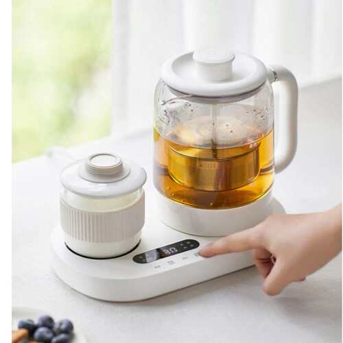 olayks立时养生壶小型办公室恒温家用多功能玻璃烧水壶煮茶壶