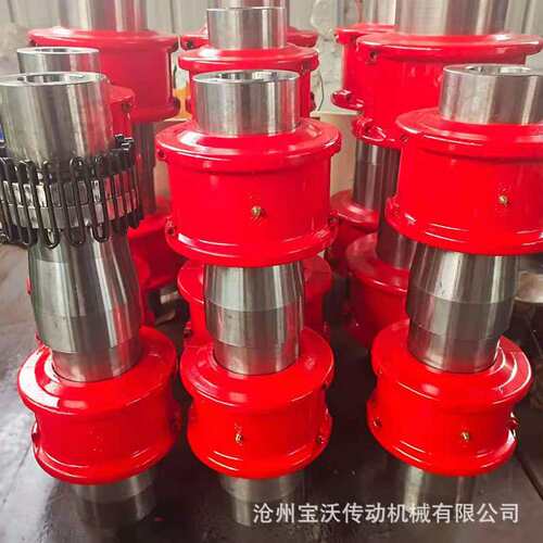 厂家 加工高强度钢性联轴器铝合金罩壳弹性JS蛇簧联轴器