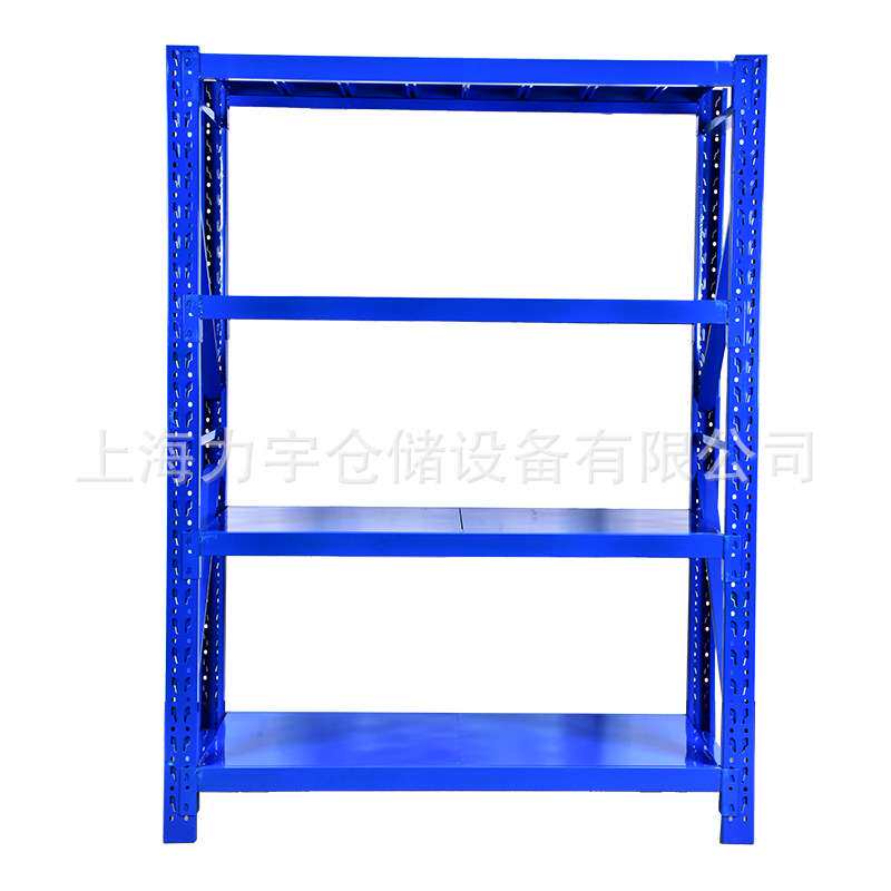 上海货架中B型仓储货架物流仓库置物架中量型家用储藏架厂家直供