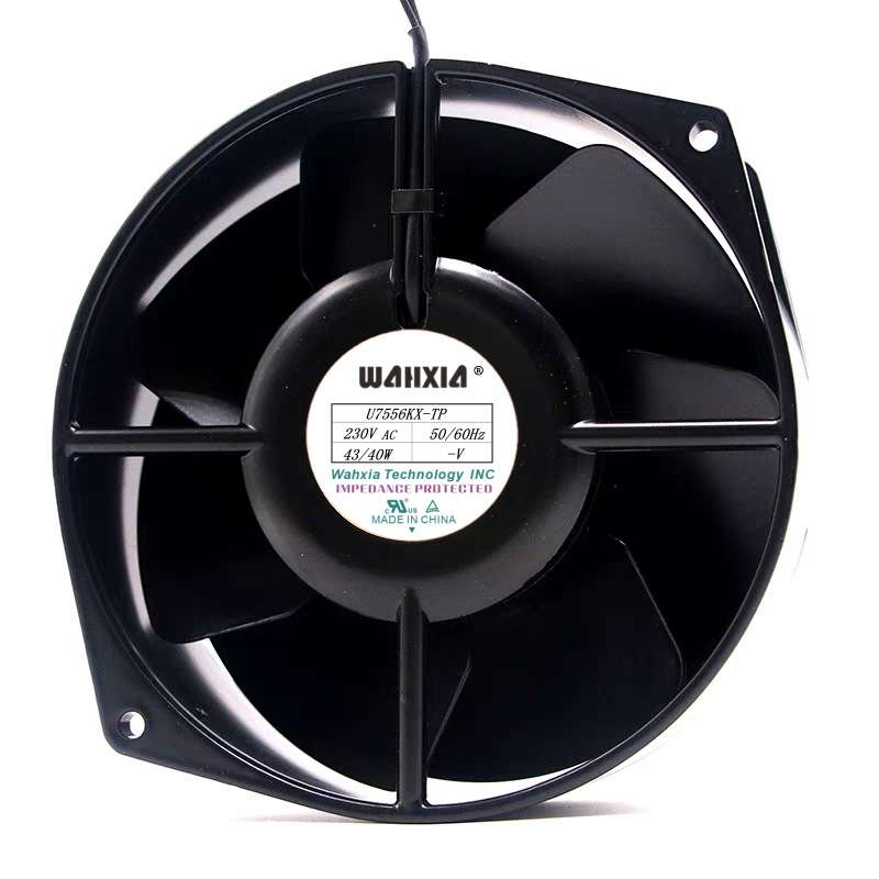原装华夏/Wahxia U7556KX-TP 220V 43/40W 全金属耐高温设备风扇