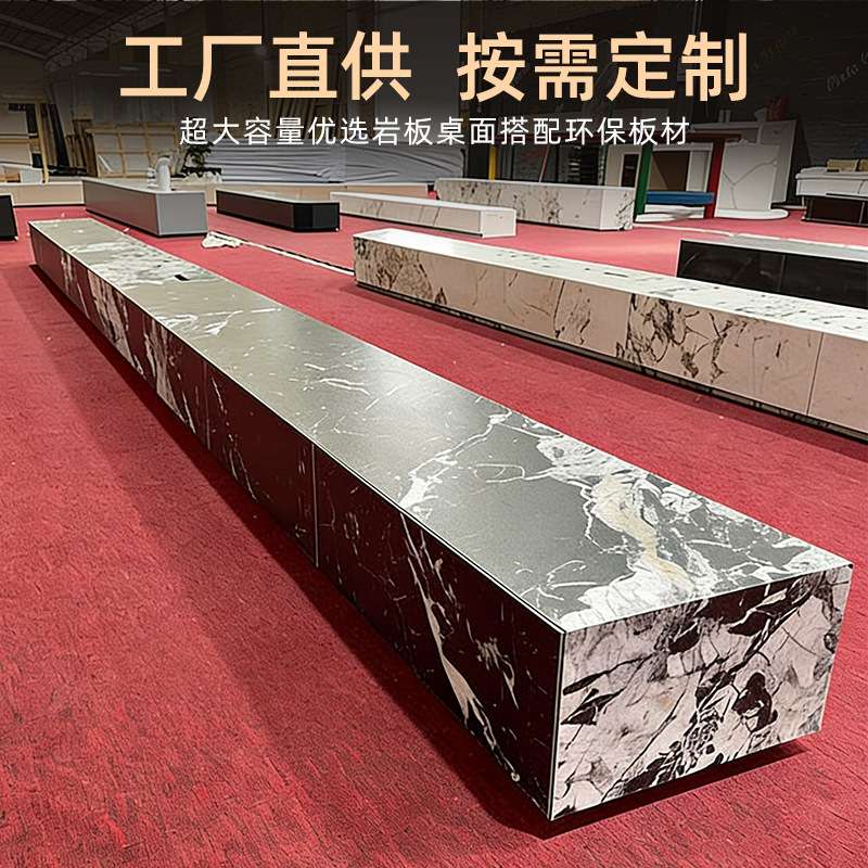佛山意式极简新款岩板客厅落地电视柜抽屉式家用地台电视柜新款