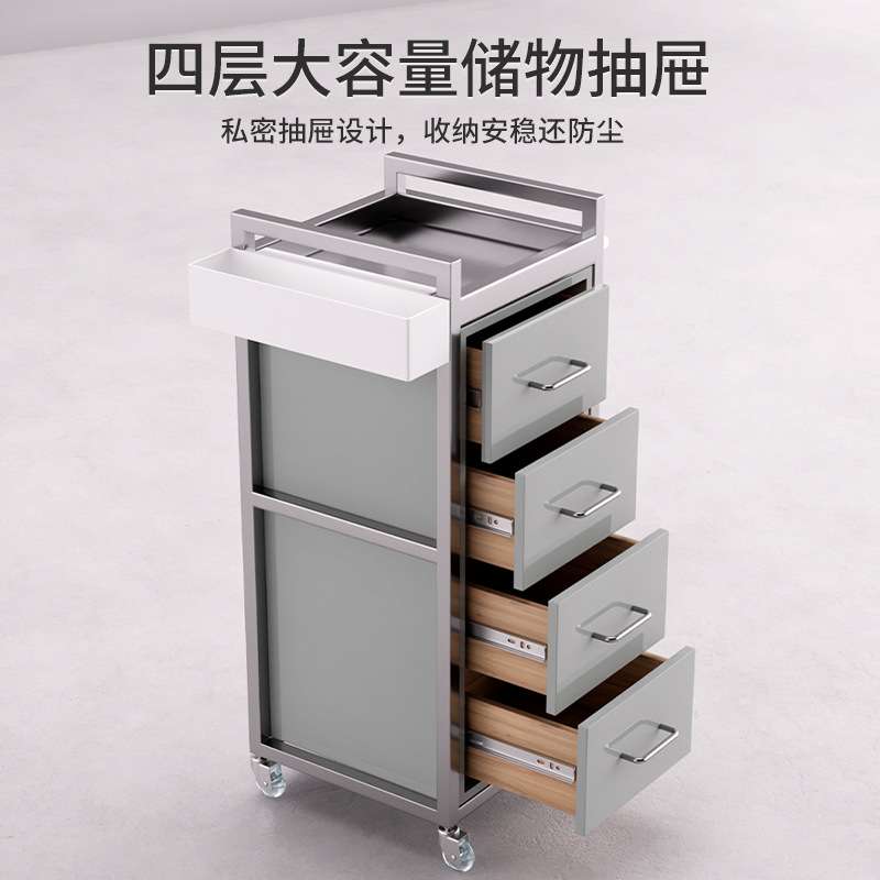 理发店工具柜发型师抽屉式美发店产品落地柜子发廊储物柜