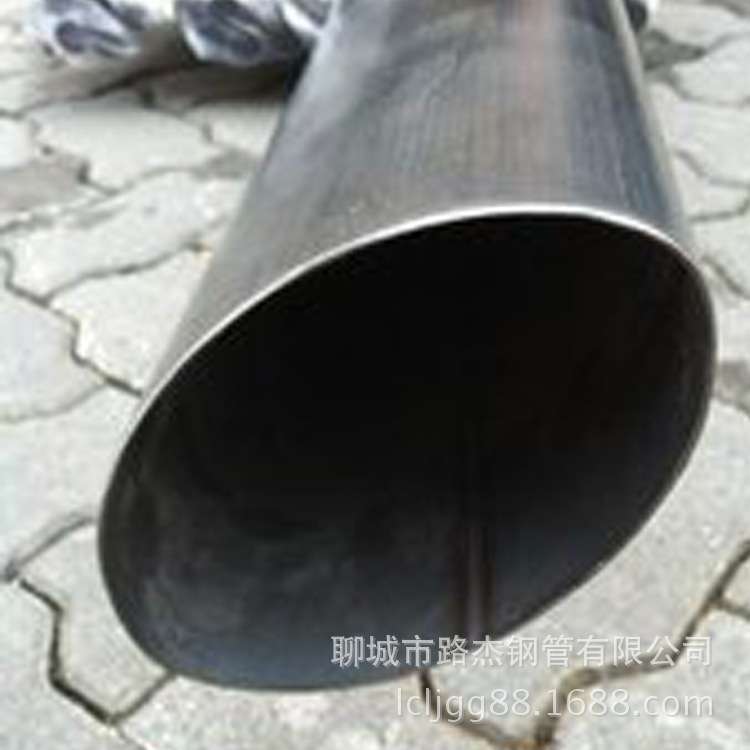 厂家直供 椭圆钢管 各种规格镀锌椭圆钢管 楼梯护栏适用椭圆管