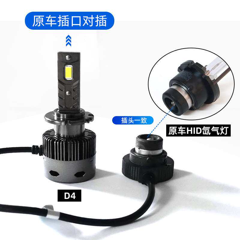 汽车Led大灯D系列直插款一体化D1S D2S D3S D4S D5S D8S透镜专用
