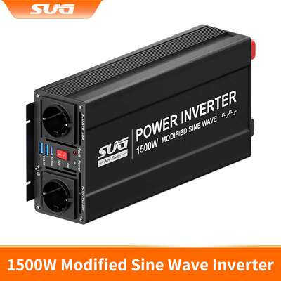 1500W  DC 12V AC 220V Modified Sine Wave Power Inverter