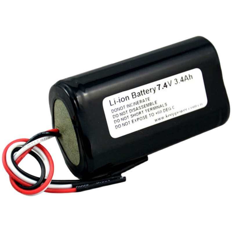 2S1P 7.4V NCR18650B 3400mAh电池组