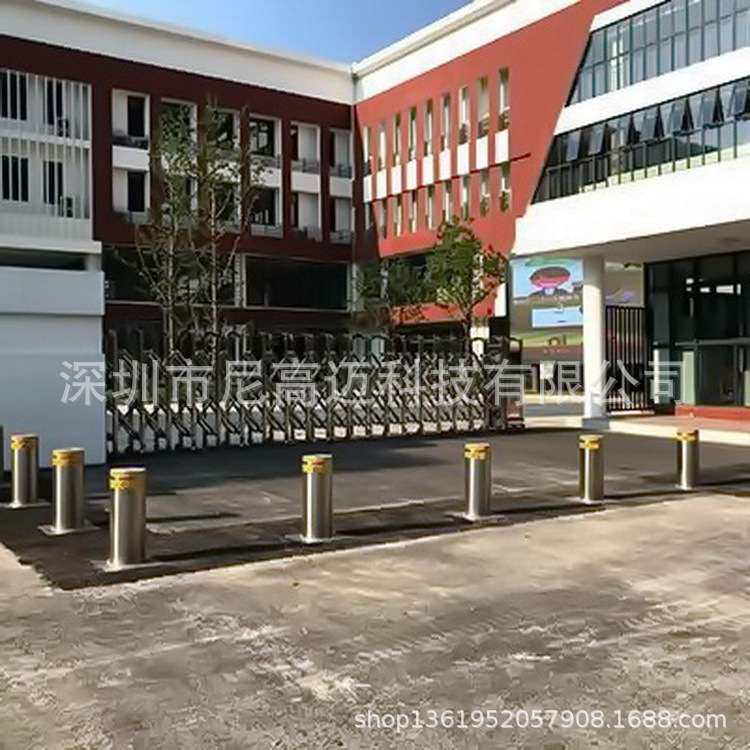 道路交通成品车档液压全自动升降柱不锈钢可移动式墩柱学校防撞庄
