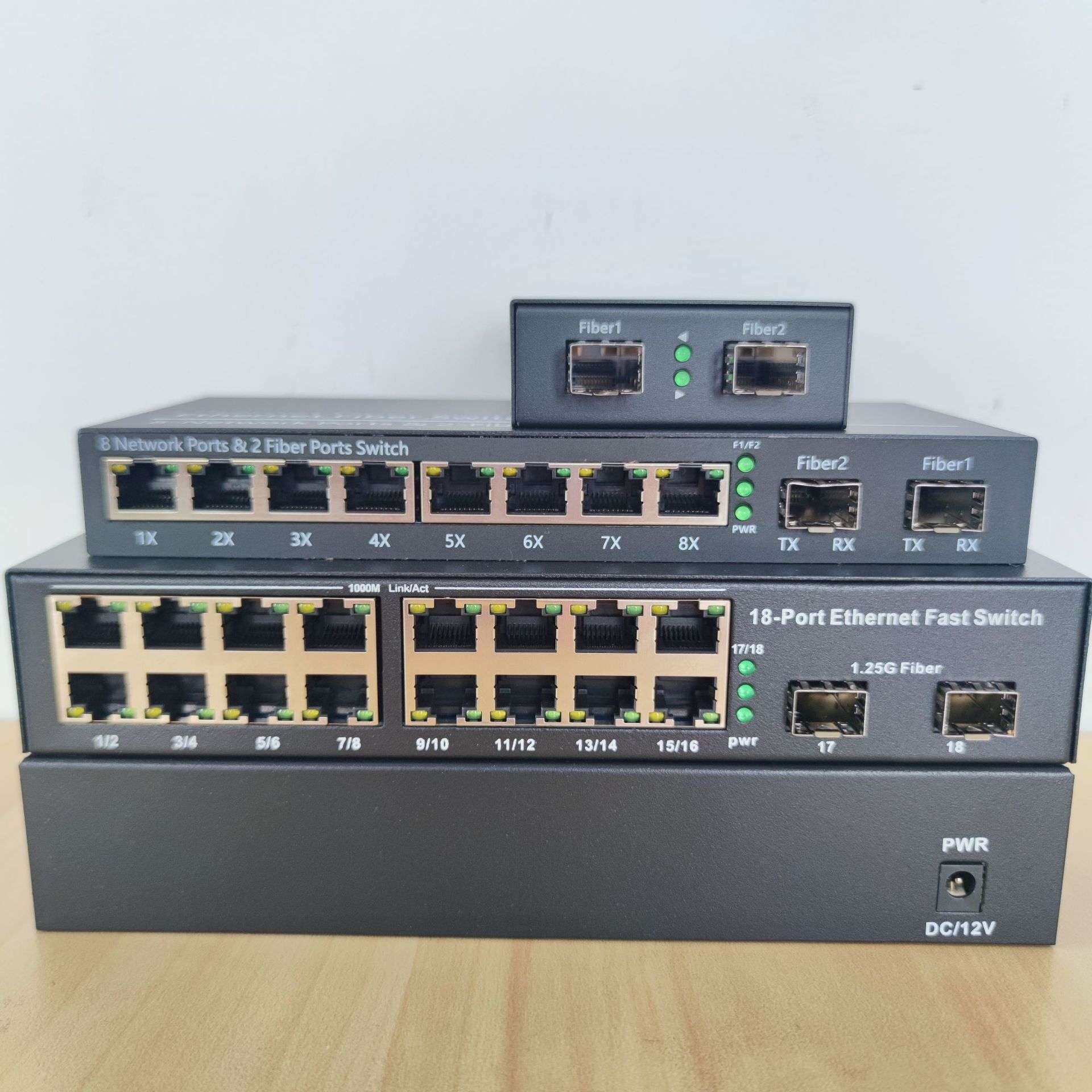 全千兆2光8电POE交换机千兆1光8电SC SFP LC监控