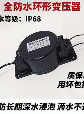 防水环形变压器 led电源地埋灯水底灯灌胶220转交流输出AC24V/12V