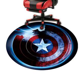 【两件起售】圆形地垫椅子垫红色电脑椅垫电竞发烧友专用