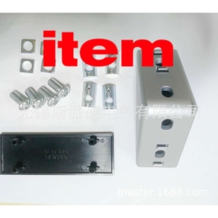 德国item系列铝型材角件组件8系列80x80铝型材设备工作台配件现货