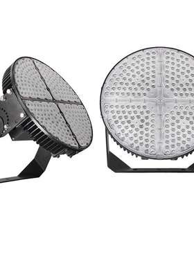 供应新款黑500WLED大功率投光灯外壳套件 泛光灯5050贴片146LM/W