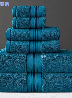 6 pce Bath Towel Set Pure Cotton Bath Towels and Towels 2