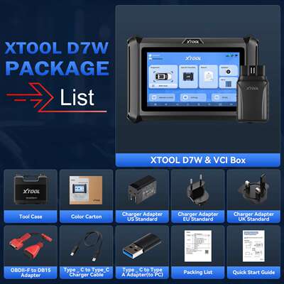 XTOOL D7W Wireless ALL System Car Diagnostic CAN FD/DOIP