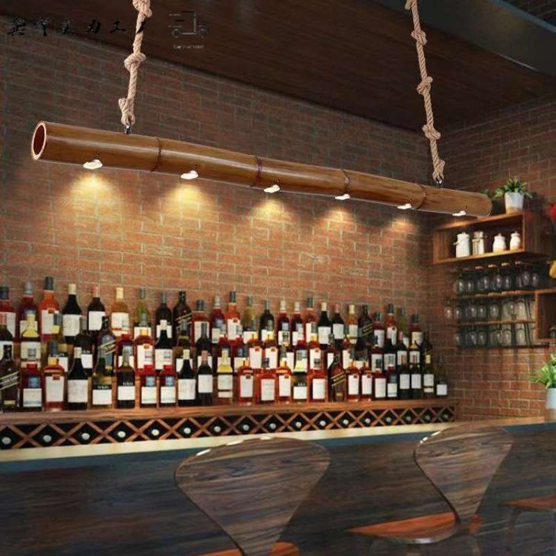 工业风loft美式复古竹筒射灯创意简约餐厅咖啡厅酒吧台服装店吊灯