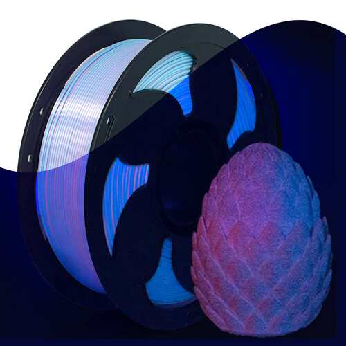 SUNSENKJ3D打印耗材PLA夜光耗材1KG 高质感夜光双色耗材1.75mm