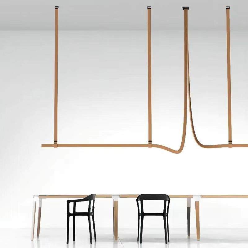 个性艺术餐厅咖啡厅LED吊灯简约时尚吧台前台意式灯具2023新款