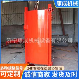 康成1100 防火水弧形壳板抗冲击波门 1800煤矿井下抗冲击波密闭门