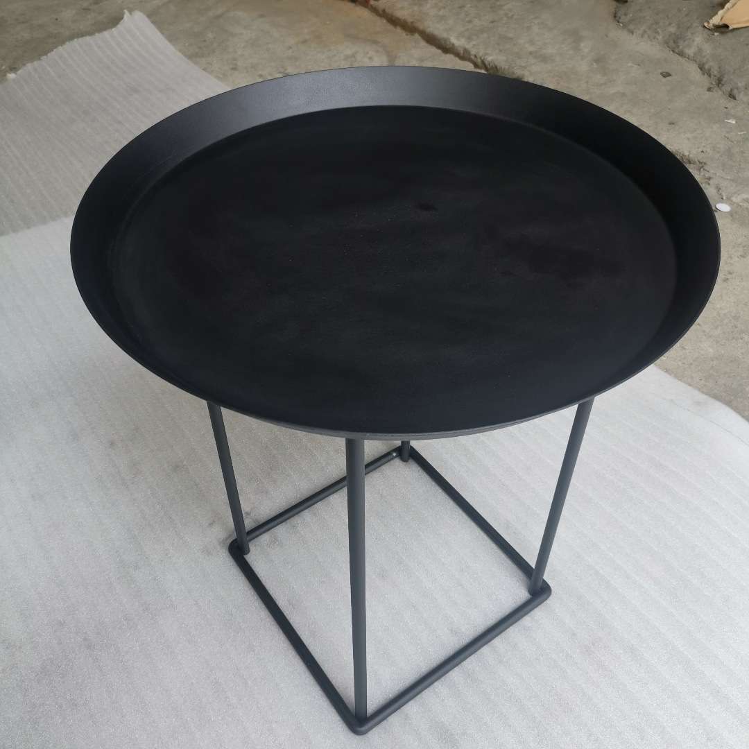 铁艺边几床头圆桌沙发矮桌简约现代小茶几格拉登托盘桌