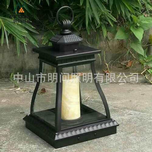 工厂直销户外中式庭院灯 校园小区铝材亚克力围墙LED柱头灯方形灯