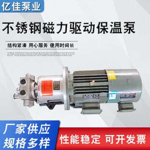 磁力泵LQB 磁力驱动齿轮泵耐腐蚀耐高温 C不锈钢磁力驱动保温泵
