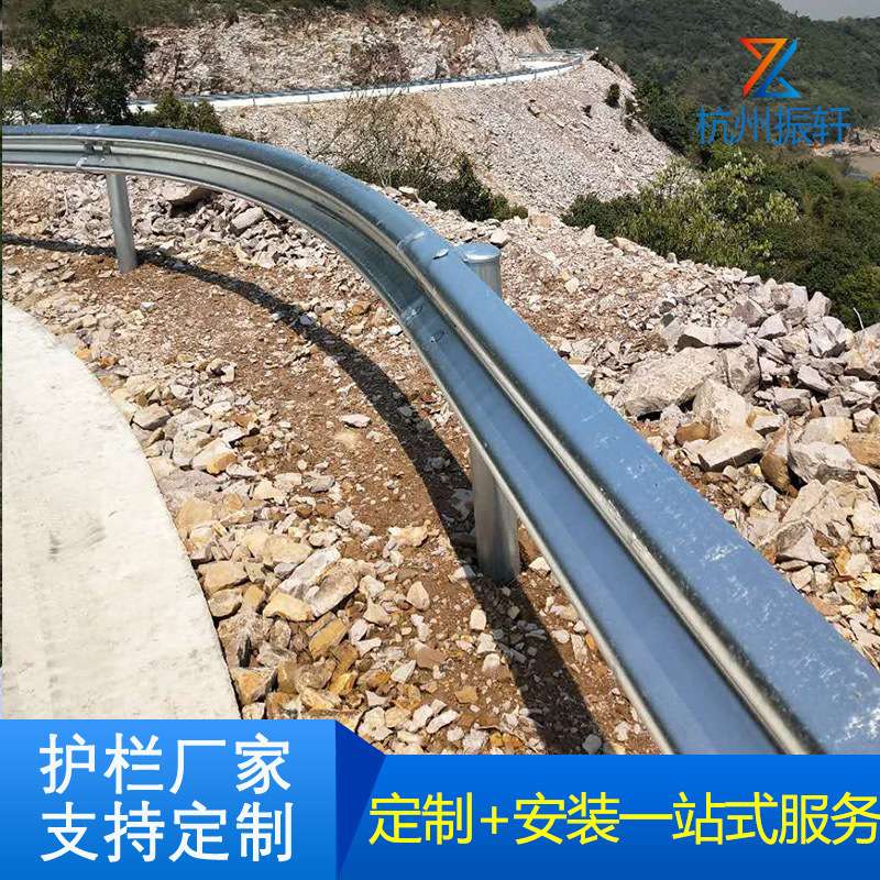 热镀锌波形护栏高速公路护栏板乡村道路双波护栏板W型波形镀锌板