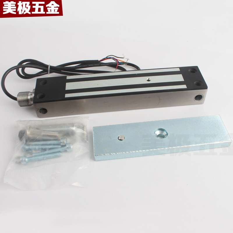 AX280公斤 不锈钢防水磁力锁 12V 24V 通电上锁断电开锁 可明装