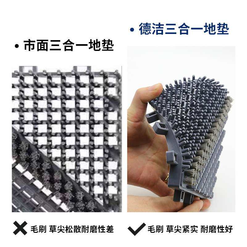 进门大厅三合一防滑地垫除尘户外门口酒店刮泥蹭踏脚入户拼接地垫