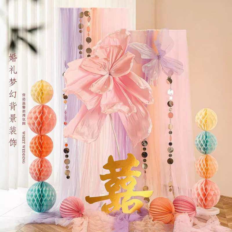 婚礼布置梦幻纱幔迎宾背景婚房装饰晨袍拍照结婚订婚氛围婚庆吊顶,玩具/童车/益智/积木/模型,遥控车升级件/零配件,淘宝优惠券,粉丝福利购,淘宝优惠卷