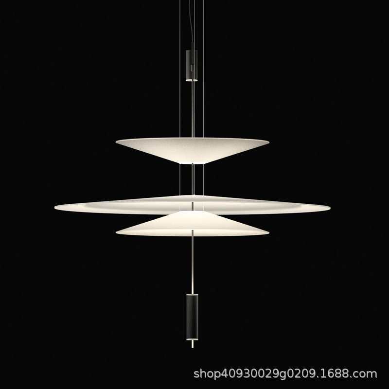 极简约创意餐厅火烈鸟吊灯具咖啡厅展馆设计师艺术装饰异形吊灯