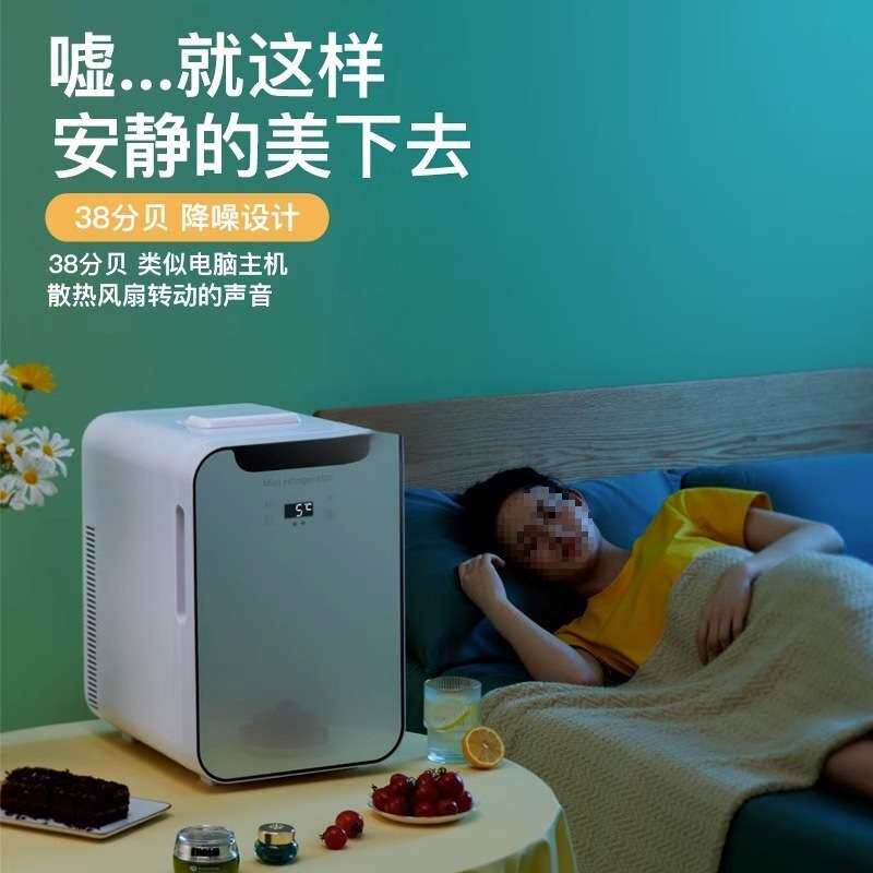 迷你冰箱家用小型2024新款车载冰箱宿舍出租房两用可冷藏冷冻节能