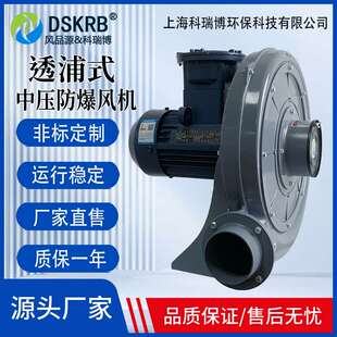 中压鼓风机管道送风抽风机工业排风扇热风发生机厂家 防爆风